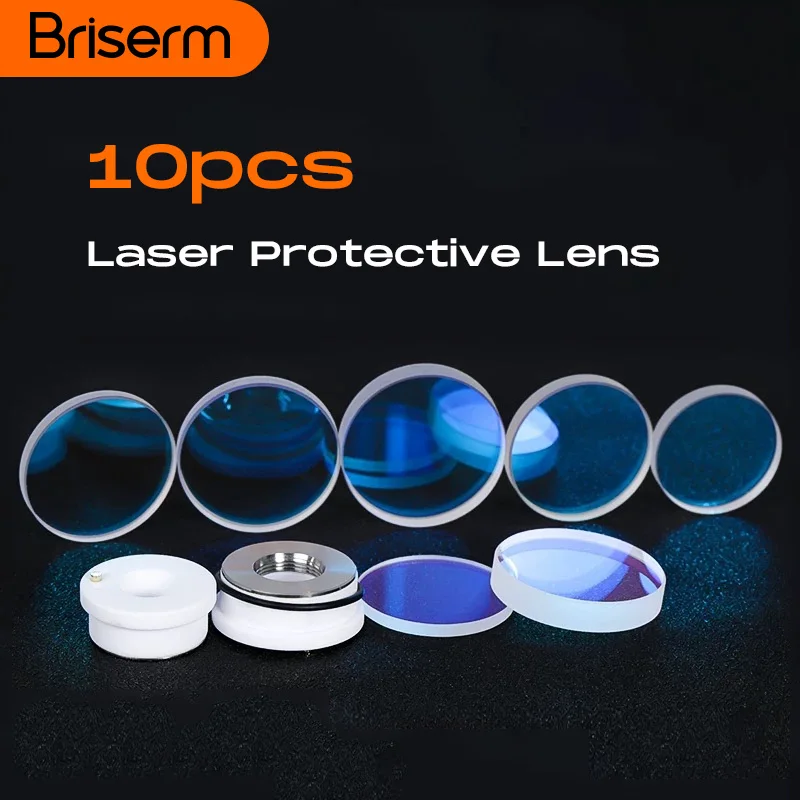 

Fiber Laser Protective Lens 27.9x4.1 18x2 37x7 30x5 21.5x2 Protective Windows Lens for Raytools Precitec Bodor Boci Laser Head