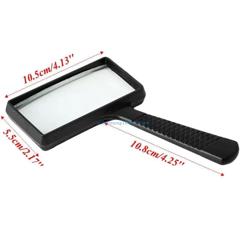 85LF большая ручная увеличительное стекло, ручная лупа, 3-кратное увеличение, идеально подходит для чтения книг с мелким ремонт