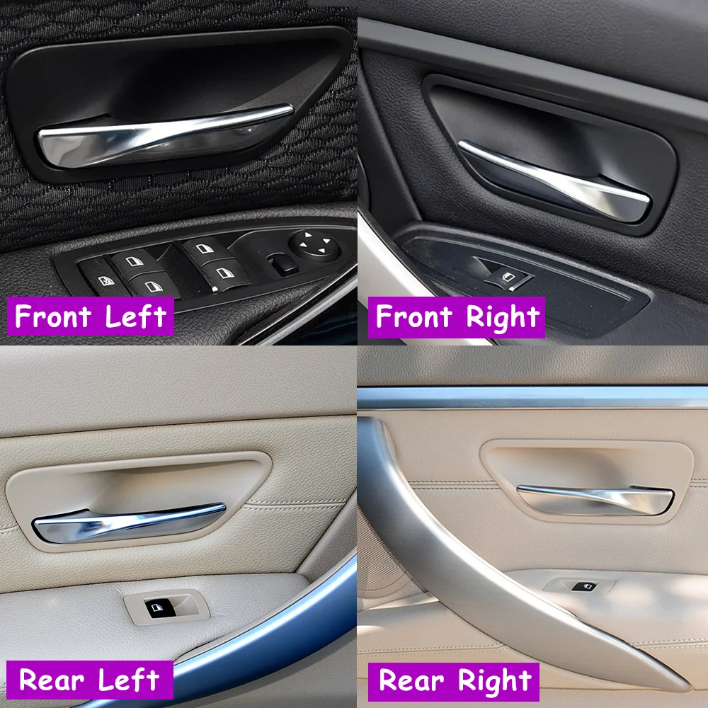 F30 F31 F34 F35 F80 F32 F33 F36 F82 F83 2013-2020 Car Inner Unlock Opening Door Pull Handle Bowl Panel For BMW 3 4 Series M3 M4 view 6