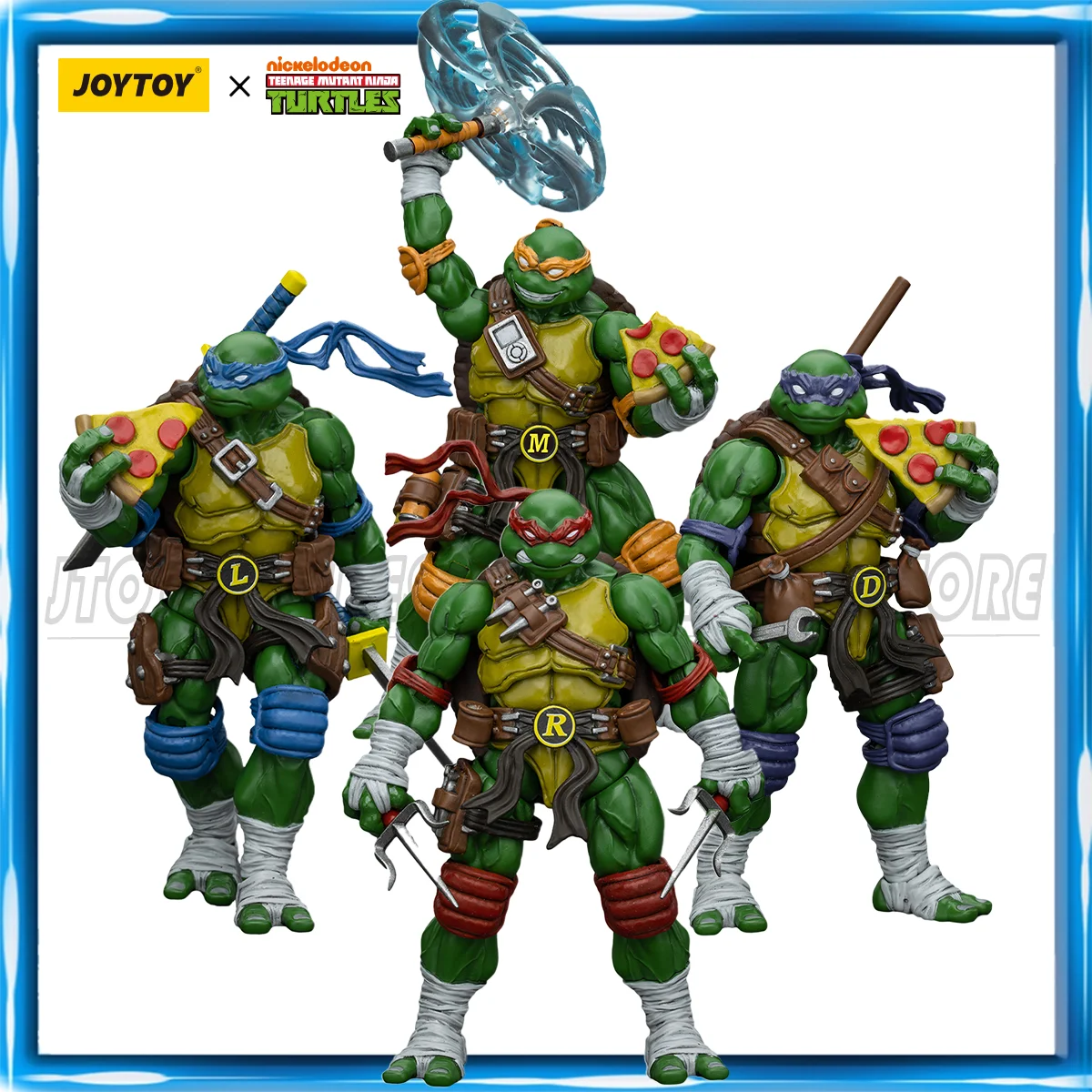 

[Available in Asia]JOYTOY TMNT Action Figures 1/18 Michelangelo Donatello Leonardo Raphael Anime Figures Toys Model