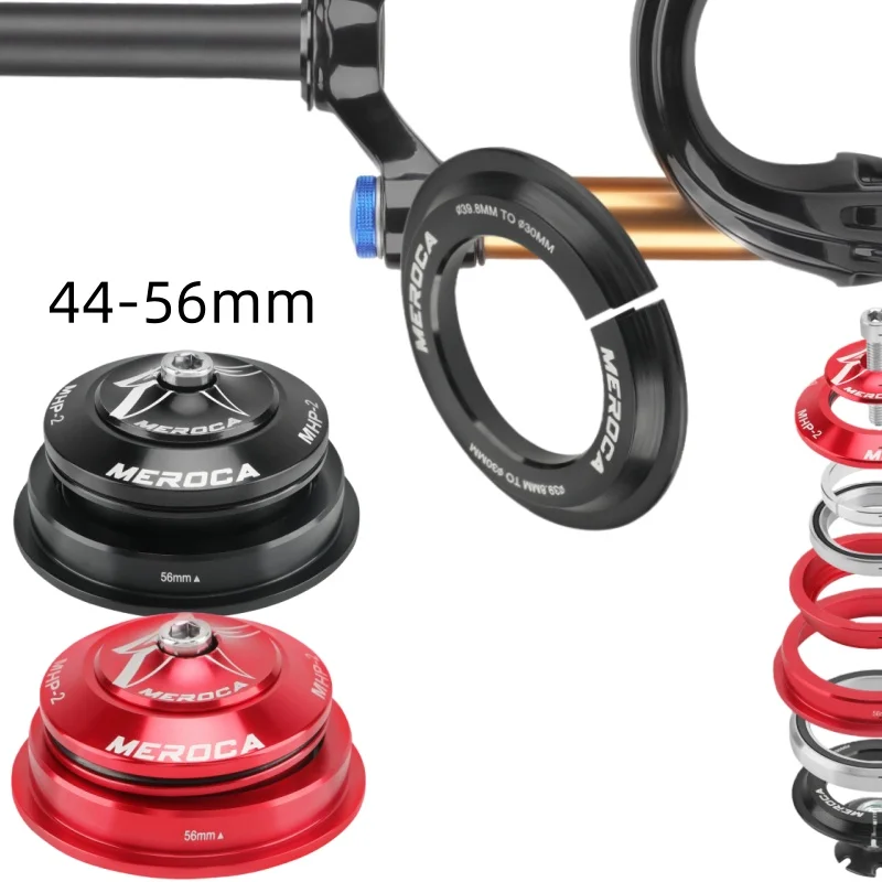 

44MM-56MM bicycle headset aluminum alloy bicycle headset bearings straight tapered tube with washer for MTB Bicycle Bowl Set