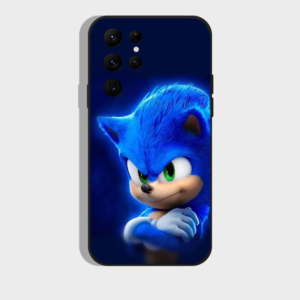 The HedgehogS S-SonicS   Phone Case For Samsung S21,S22 Ultra,S20,S30 plus,S22 plus,S23,S30 ultra 5G Silicone Cover