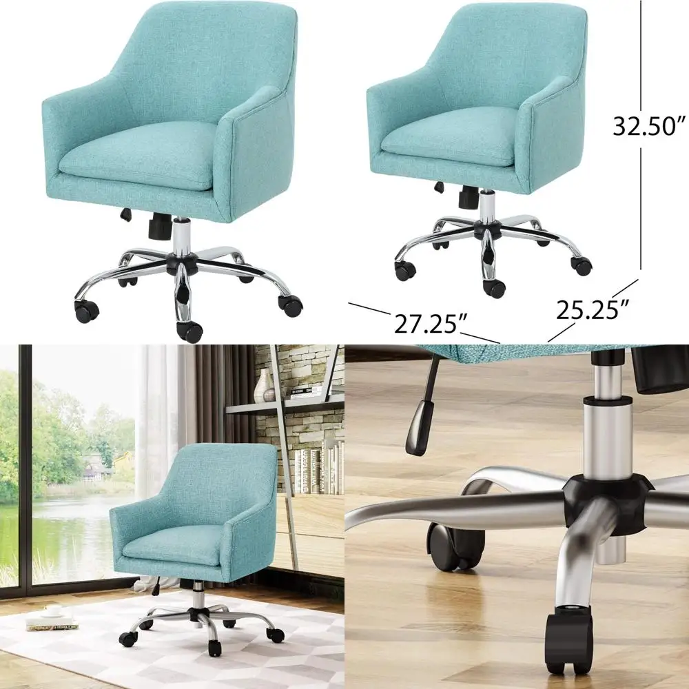 

Home Office Chair in Blue for Morgan Collection, Great Deal Furniture
