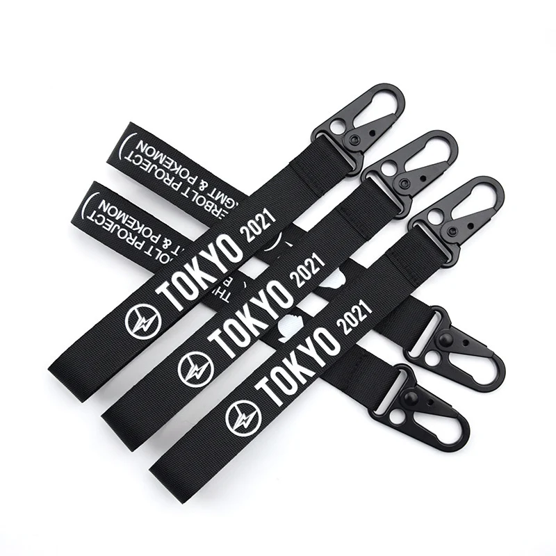 50-delige op maat gemaakte lanyard auto JDM gemodificeerde culturele sleutelhanger met gepersonaliseerd logo bedrijfsnaam telefoonnummer