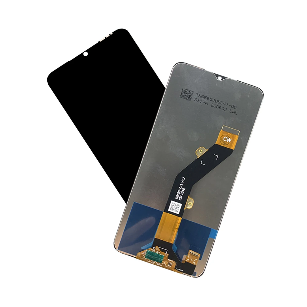 الأصلي ل انفينيكس POP 7 LCD BF6 عرض مجموعة المحولات الرقمية لشاشة تعمل بلمس استبدال ل Tecno Pop7 LCD إصلاح أجزاء