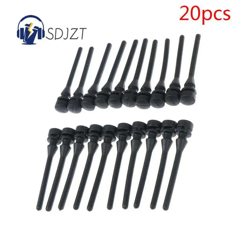 20pcs 41mm Screw Pin PC Case Anti-vibration Fan Damping Screw Nail Mouting Pin Anti Noise Vibration Silicone Shock Absorptiable