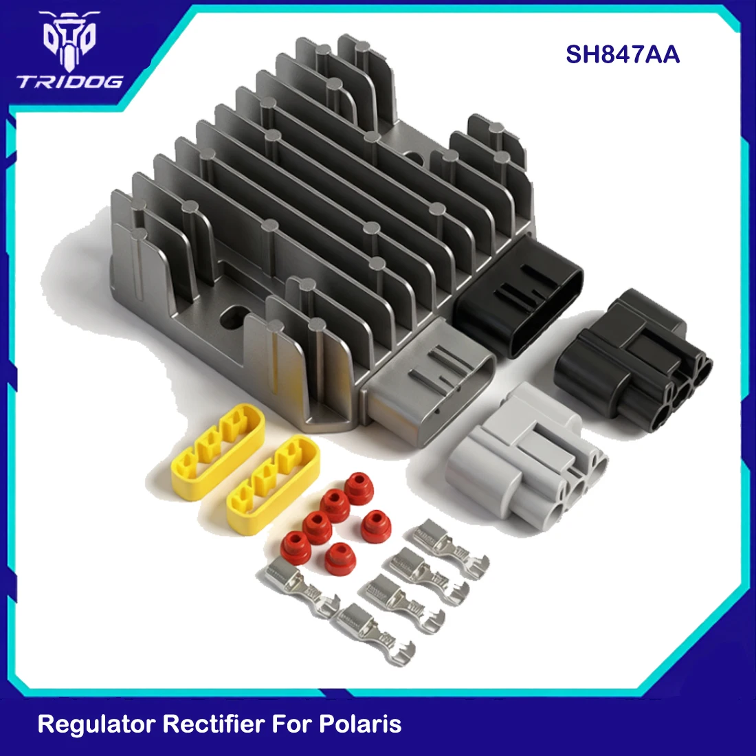 ATV UTV MOSFET Voltage Regulator Rectifier For Polaris Ranger 570 500 2016-2021 Ranger 900 Crew XP 1000 2016-2020 SH847AA