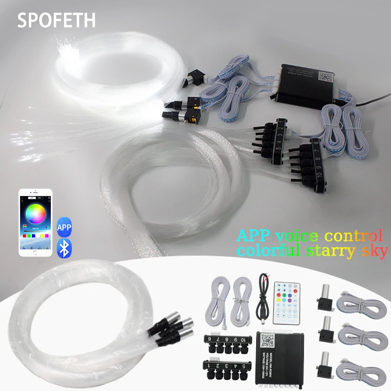 1/3 Head Star Light Source Machine Starry Sky Top Meteor, Breathing Colorful App Control Ceiling Starry Sky Light
