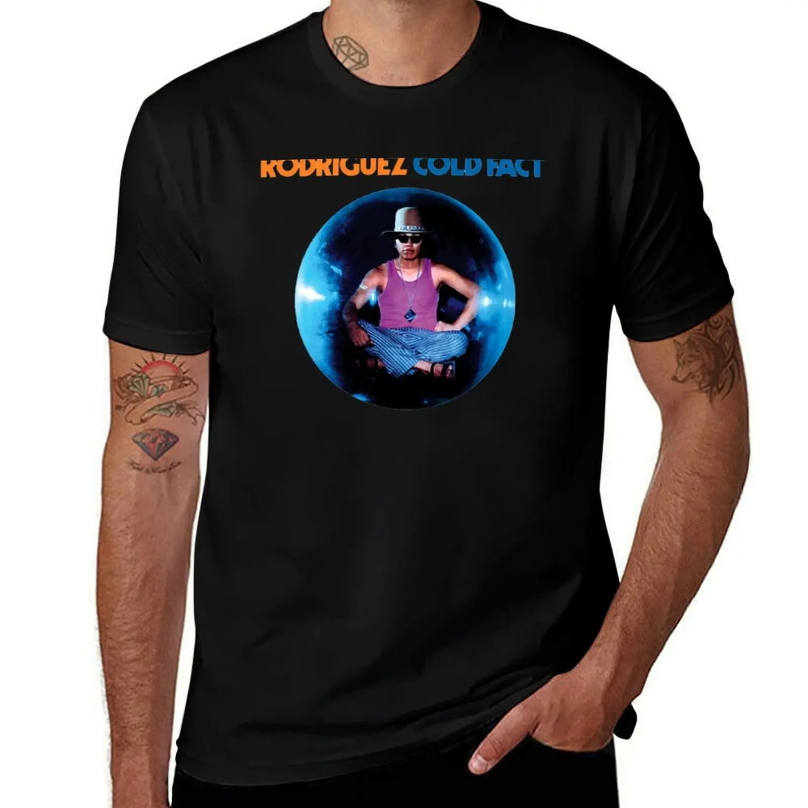 New Sixto Rodriguez Cold Fact singer T-Shirt Work Duty Casual T-Shirt