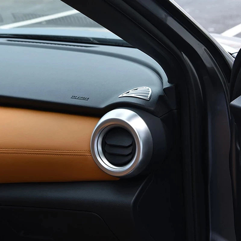 ABS Włókno węglowe dla Nissan Kicks 2016 2017 2018 Akcesoria Samochodowe Lewy i Prawy Wylot Powietrza Dekoracja Pokrywa Stylizacja Samochodu — zdjęcie 3