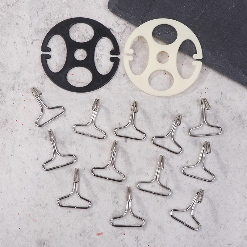24pcs Car Seat Cover Hooks - 12pcs Plastic Chuck and 12pcs Metal Locking Clips for Secure Seat Cover Installation