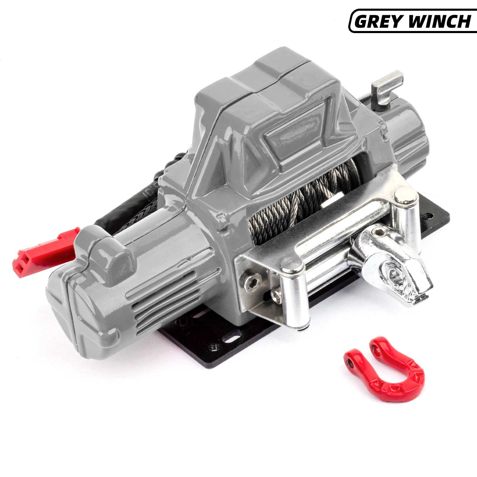 RC Metallwinde Fernbedienung Simulation Zugspielzeug Modellwinde für 1/10 RC Crawler Auto Axial SCX10 90046 TRX4 Redcat Dekorativ P
