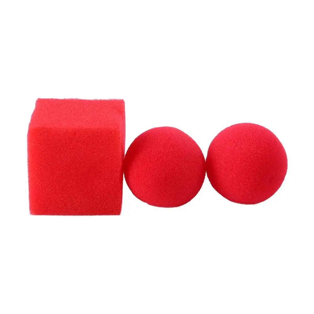 Magic Magician Magic Show Magic Tricks Square Sponges Sponges Magic Tricks Magic Sponge Balls Sponge Magic Props Red Ball Magic