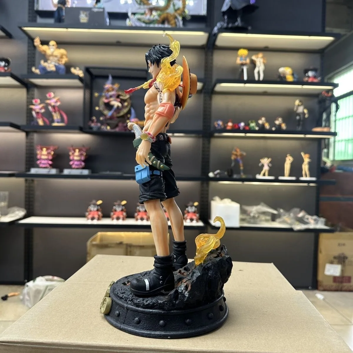 36cm/14.17in Anime ONE PIECE Figure ACE Action Figures Pvc Collection Model Toys for Gifts view 4