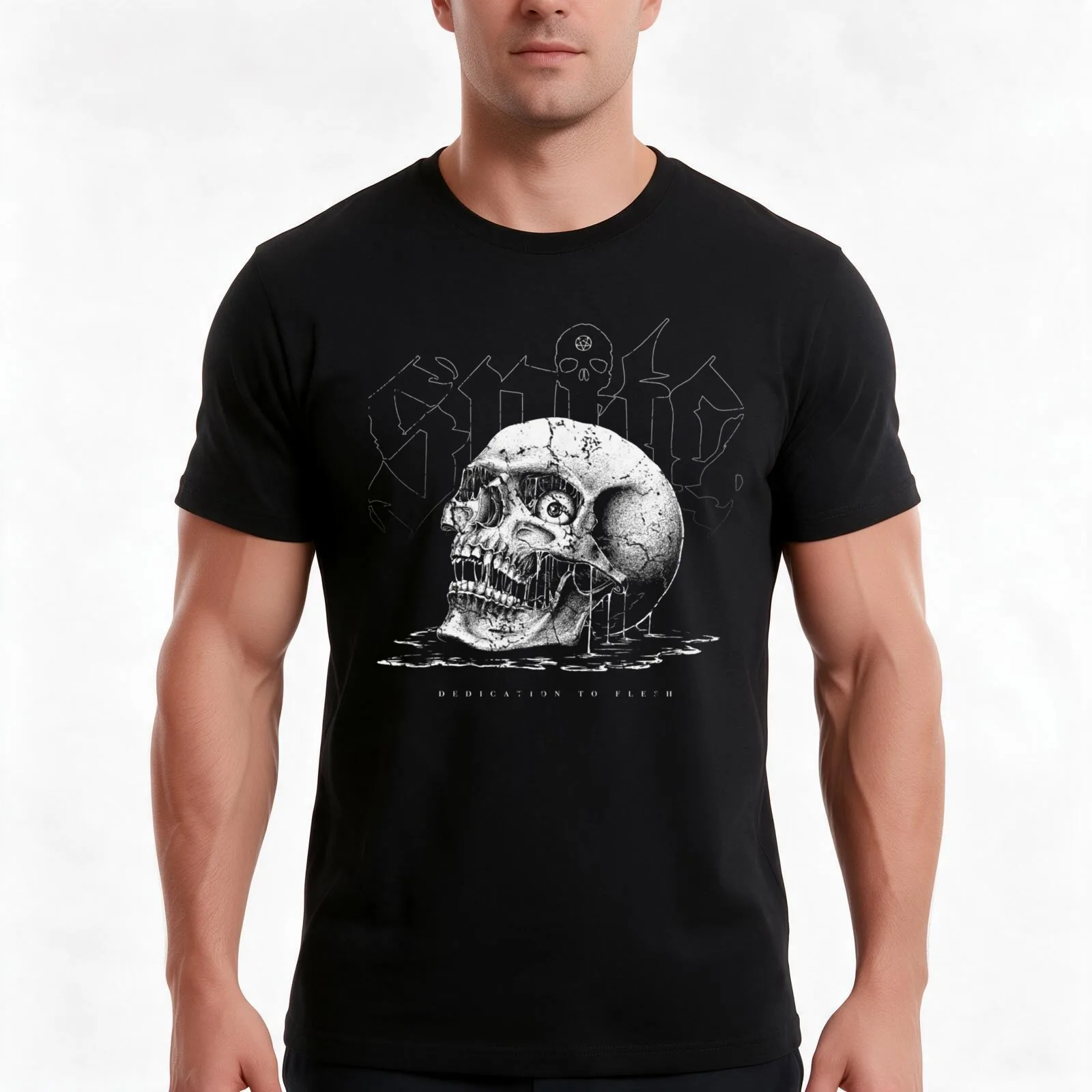 ditanting rambut spite T-Shirt, Summer Casual Cotton Tee, Oversized Streetwear Tops, Vintage Graphic Print, Unisex Men Women