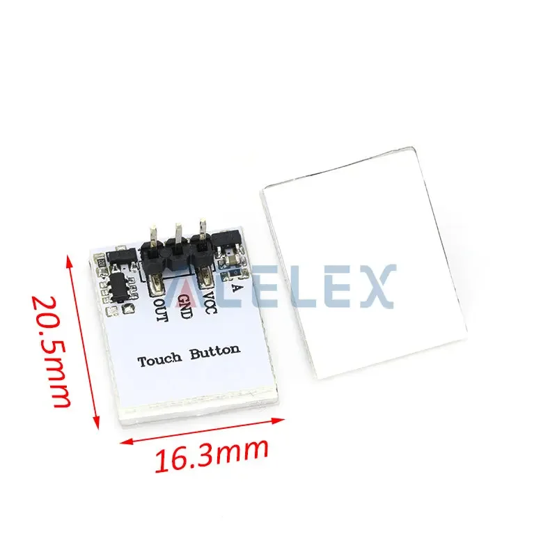 Blue Red Green color Capacitive touch switch button module 2.7V to 6V module anti-jamming is strong HTTM series