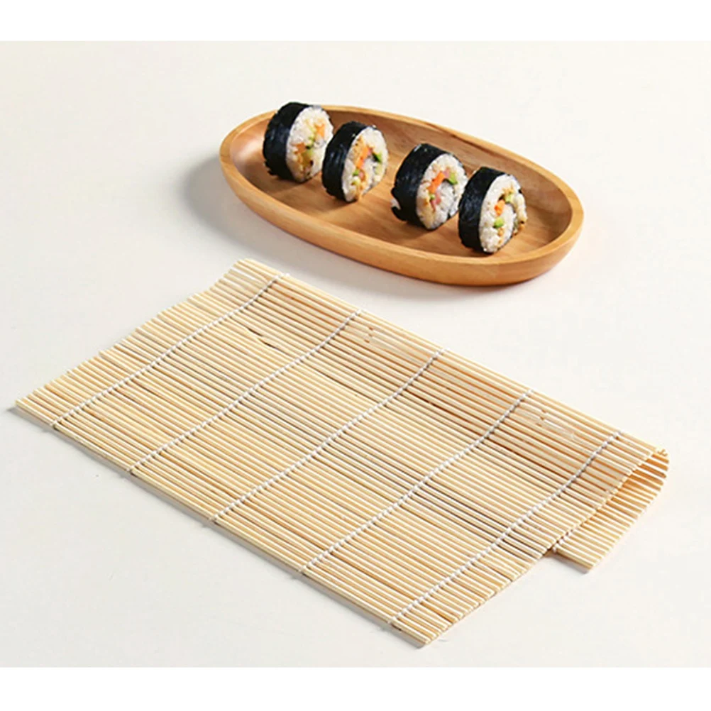 

5pcs Rolling Mat Bamboo Making Pads For Home Restaurant Rice Making Tool Household Sushi Mat Kitchen Barware Set