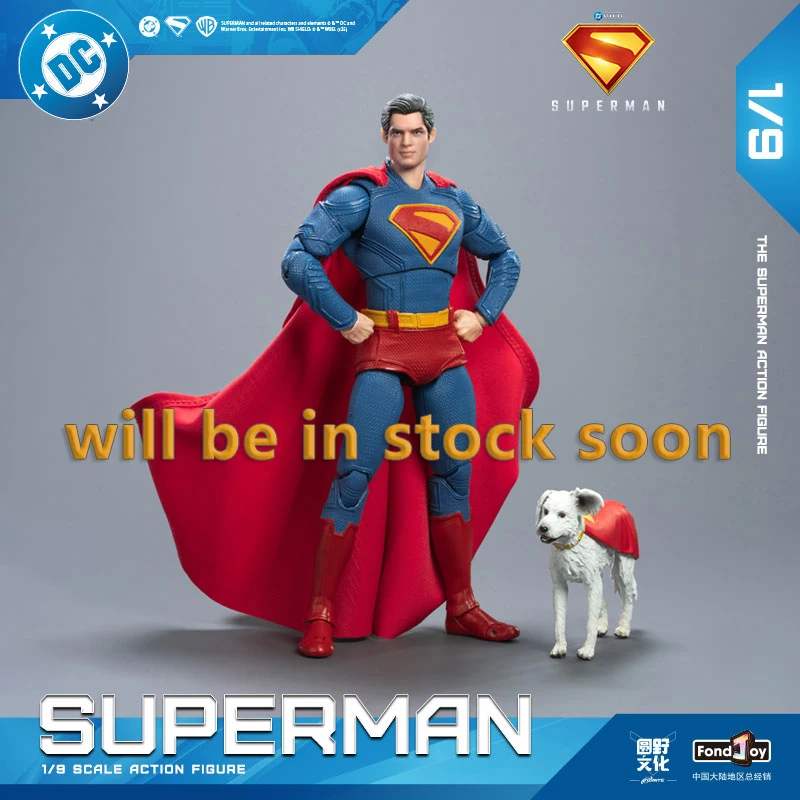 

2025 Fondjoy Toys Superman Figurine Movie Superman 19cm 1/9 Action Figure DC Multiverse Model Doll Original Model Ornament Gifts