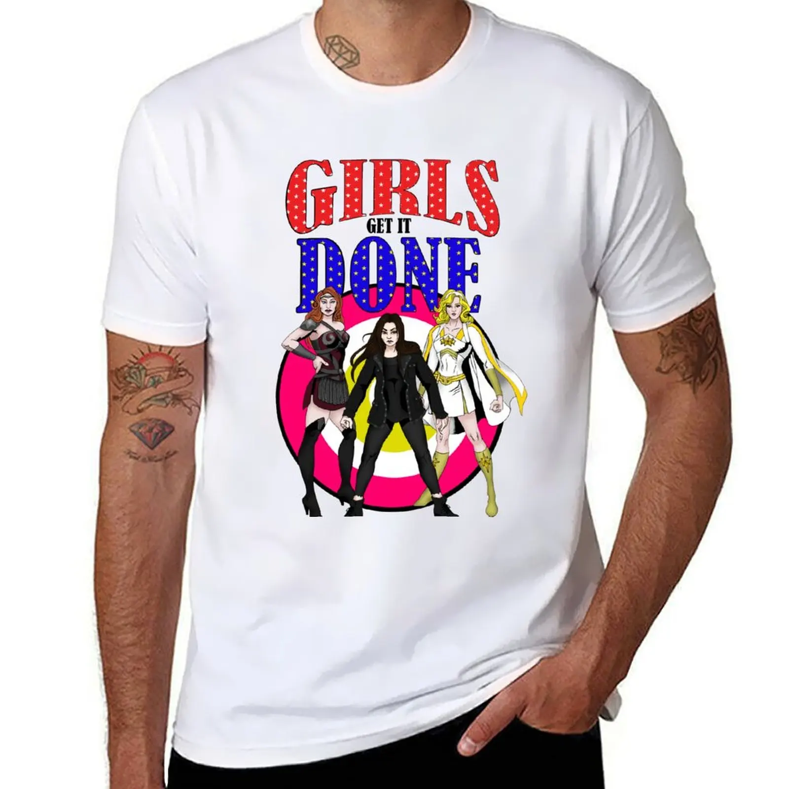 

Girls Get It Done - The Boys T-Shirt man t shirts graphic man t shirt cotton high quality T-Shirt