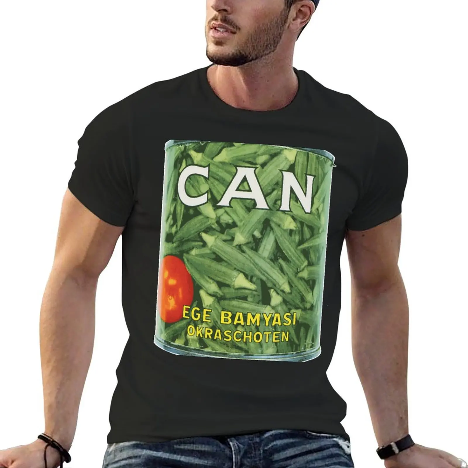 CAN Ege Bamyasi T-Shirt cotton graphic tees Aesthetic clothing mens clothing