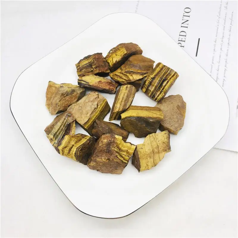 1KG Natural Raw Tiger Eye Stone Diffuser Oils Stone Quartz Crystals Rock Healing Mineral Aquarium Home Decoration 3-5CM