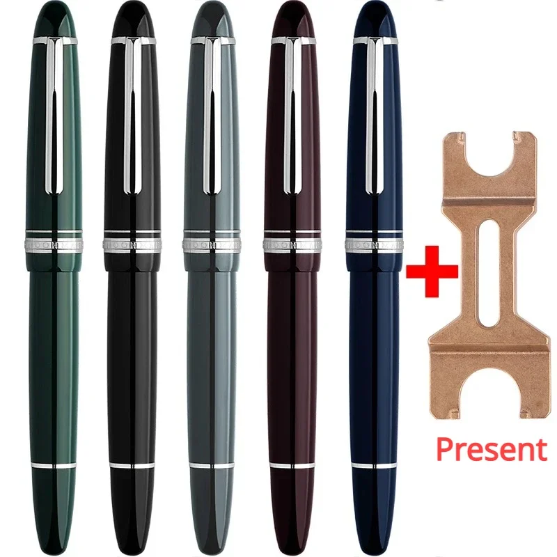 Majohn P136 Fountain Pen No.5/6/8 EF/F/M Nib Ink Pen Luxury Office Supplies Back To School Stationery Writing Calligraphy Pens