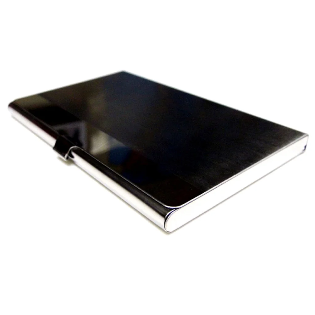 

Metal Business Card Case Stainless Steel Name Card Holder for 20 Cards Compact Portable Design for Blazer Pocket Purse Name Case