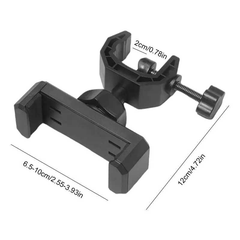 Staffa universale per Clip per telefono a 360 gradi supporto per adattatore per treppiede supporto per Selfie Clipper verticale regolabile