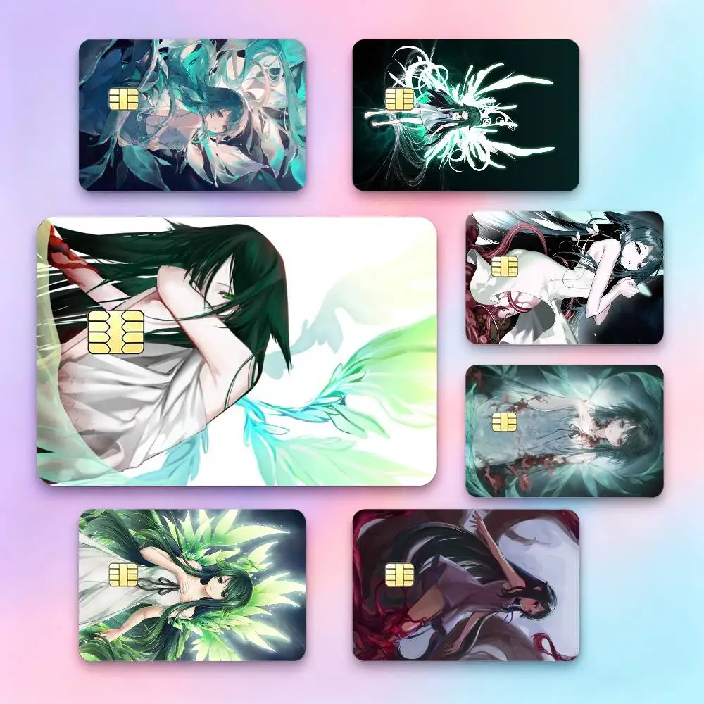 Visual Novel S-Saya no U-Uta Cute S-Saya  Credit Card HD Stickers Small Chip Waterproof Sticker Game Card Decal Gift
