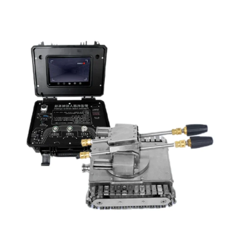 Fabryka hurtownia 150KG wysokociśnieniowy szybkie czyszczenie przemysłowe robot do czyszczenia rur System recyklingu olejów odpadowych