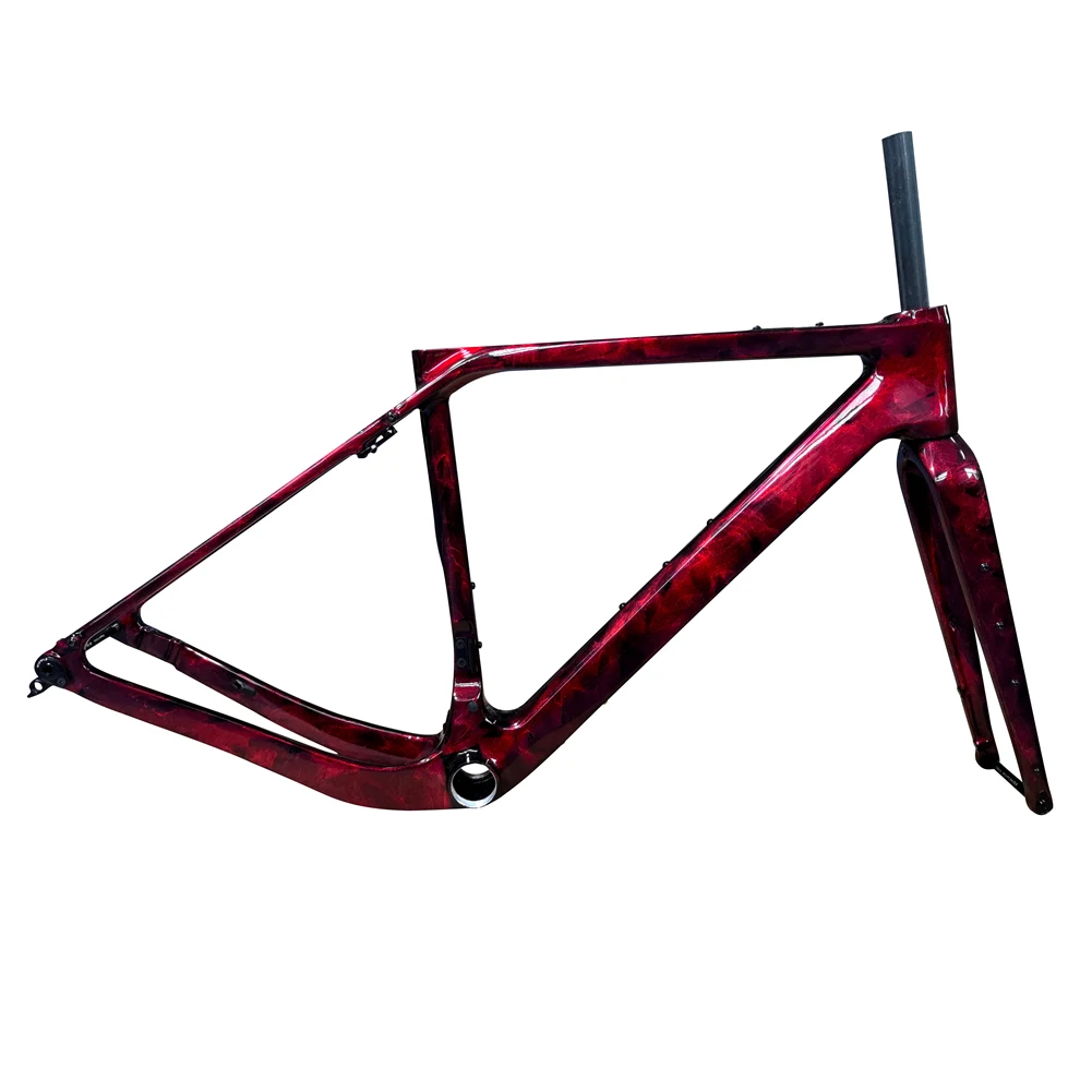 Spcycle T1000 Carbon Grind Fietsframe Schijfrem UDH Hanger 700x50C T47 Draad BB Uithoudingsvermogen Road Fiets Carbon frameset