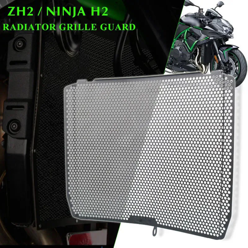 

Motorcycle Radiator Grille Guard Cover Protection Accessories Fit For ZH2 Z H2 H2SX Ninja H2 R H2R SX SE