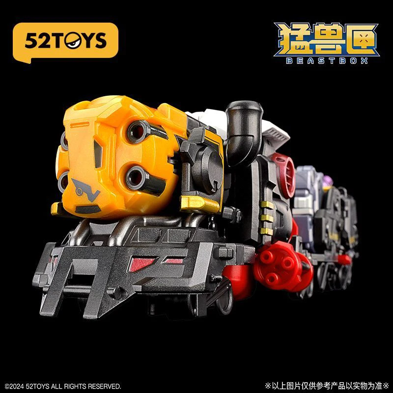 52toys Transformation Beast Box Assbmbly Model  Bmm-01 Psychotrain Joint Mobility Robot Deformation Toy Decoration Doll Kid Gift