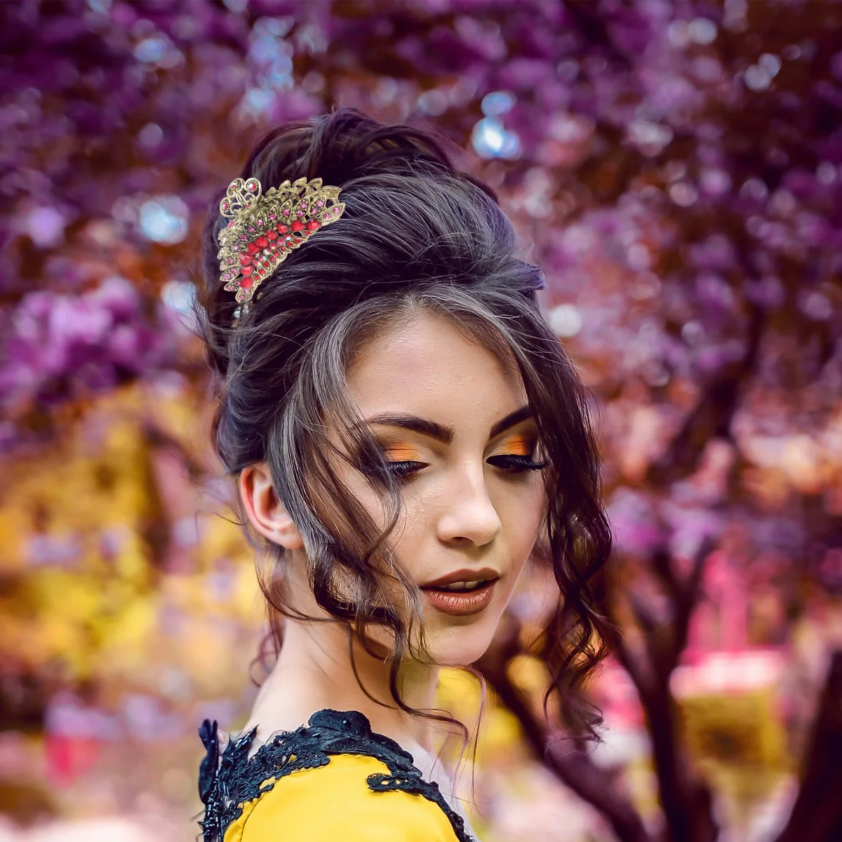 

1pc Retro Ponytail Jaw Women Girls Fashion Jaw Stylish Girls Hair Clip Catch Clip Ponytail Clips Durable Hair Accessory