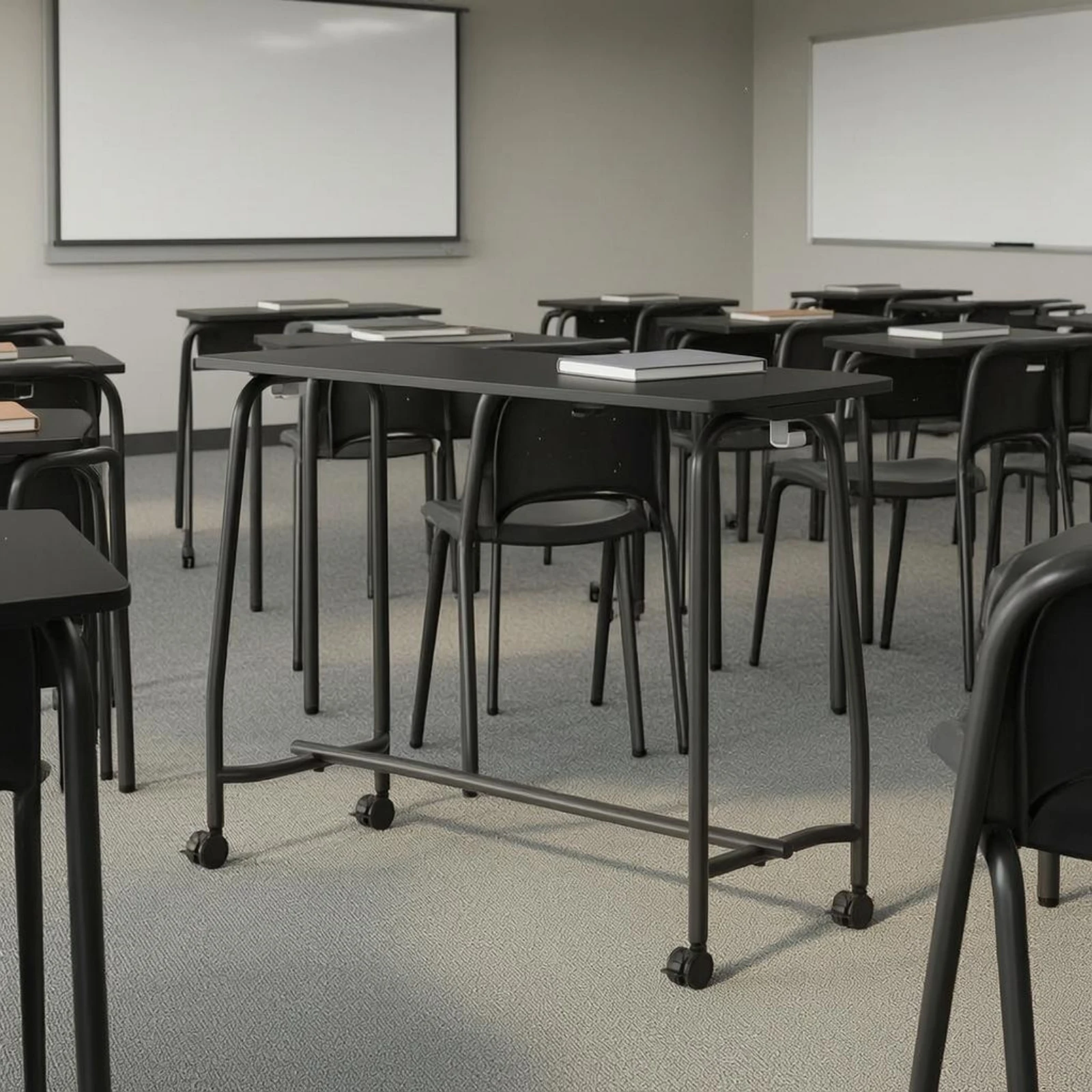 โต๊ะฝึกอบรมเคลื่อนที่ โต๊ะฝึกอ - Office Furniture Table บทวิจารณ์และราคา