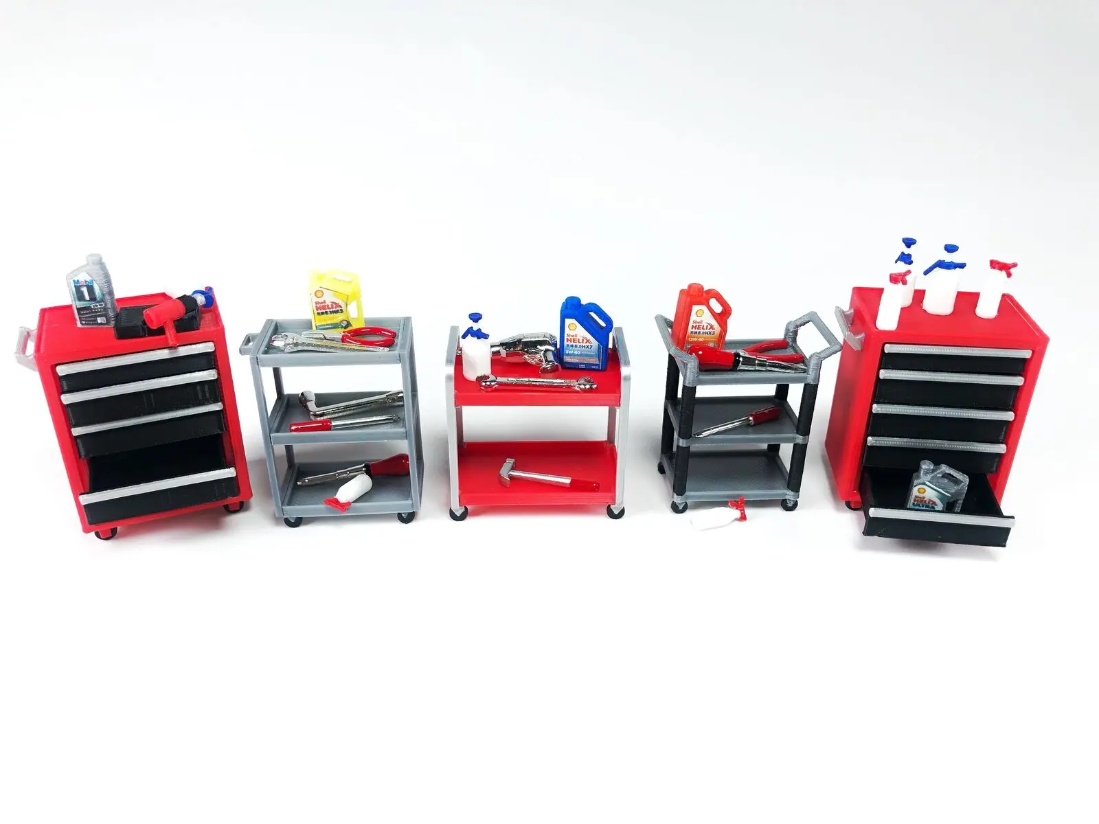 1/18 Diorama zestaw modeli do naprawy samochodów konserwacja rekwizyty warsztatowe akcesoria do modeli scenicznych 11 szt