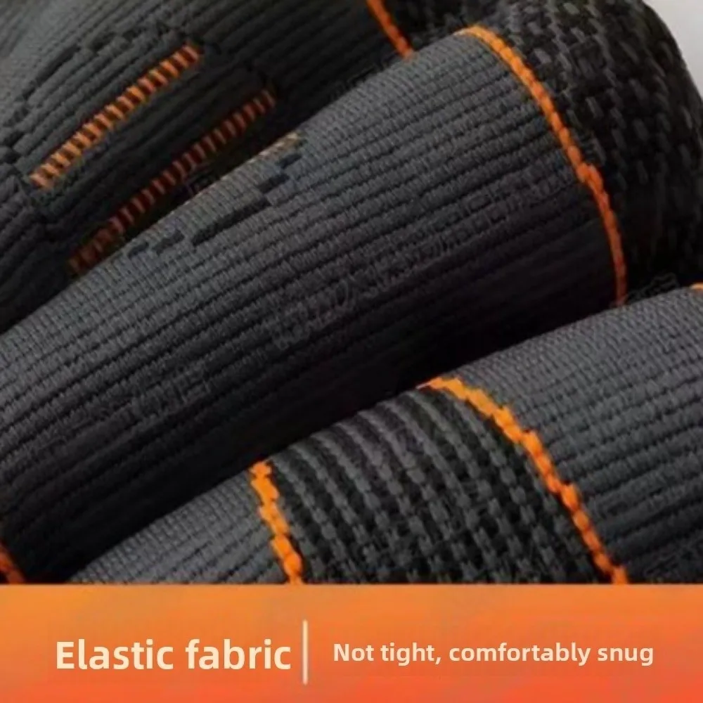 Imitation Otter Rabbit Hair Warm Knee Pads with Straps Cold-proof Winter Warm Thick Knee Protector Multi-functional Comfortable