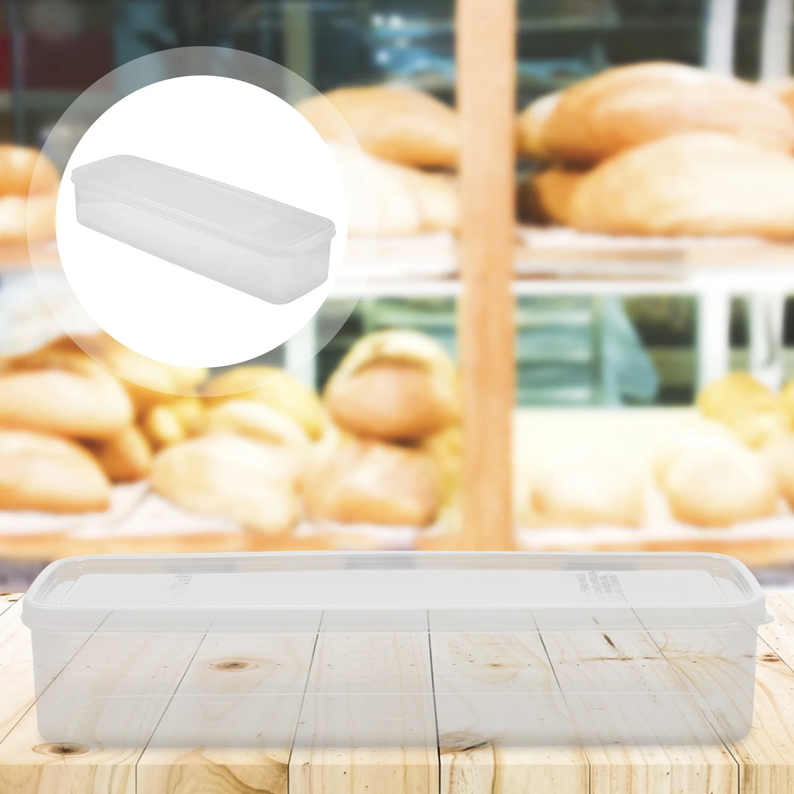 

Storage Box 2.5L Plastic Airtight Container For Homemade Loaf Sliced Keeper Bread Bin Bread Organizer Kitchen Countertop Storage