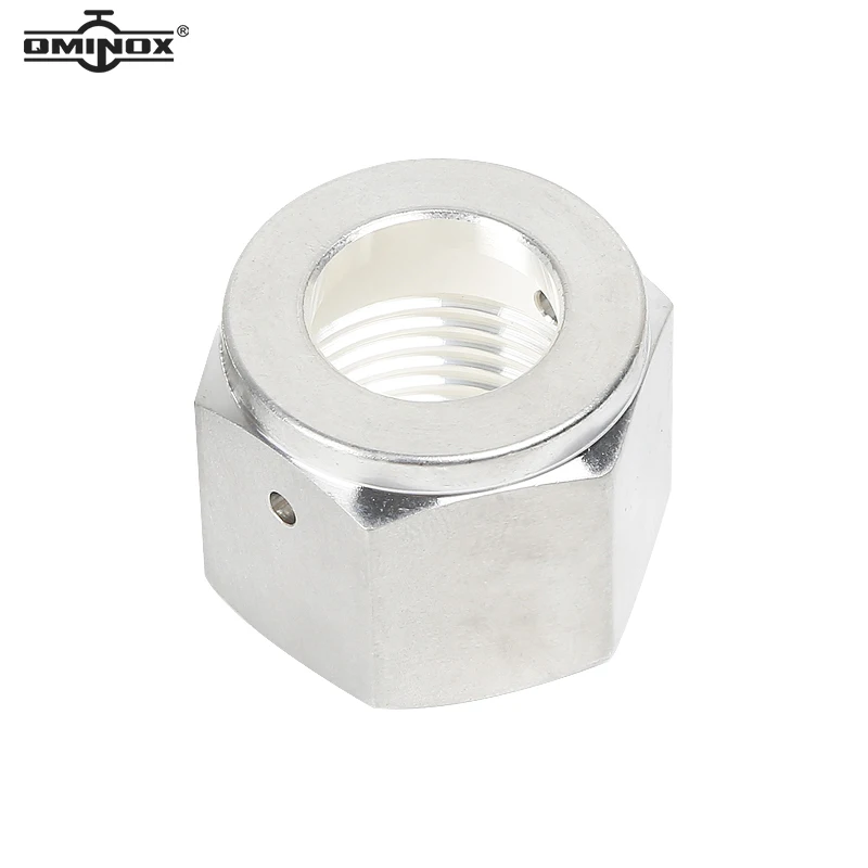 

QMINOX SS316L видеомагнитофон из нержавеющей стали высокой чистоты, класс EP 1I4 1I2 3I4, 1 дюйм, внутренняя головка, посеребренная