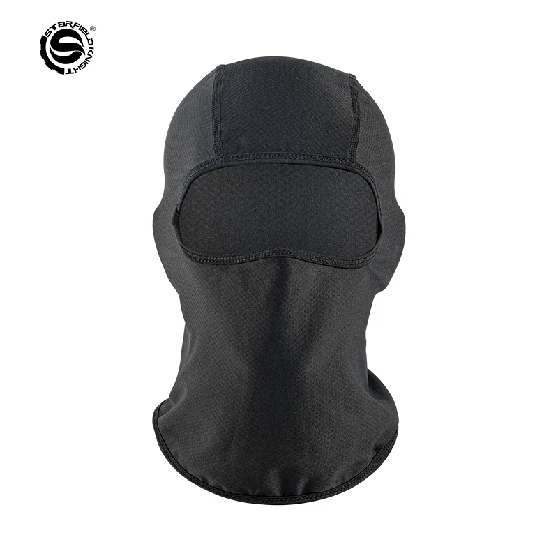 Star Field Knight Black Motorcycle Riding Mask Elastic Breathable Sunscreen UV protection Design Motocross Cycling Head Cover