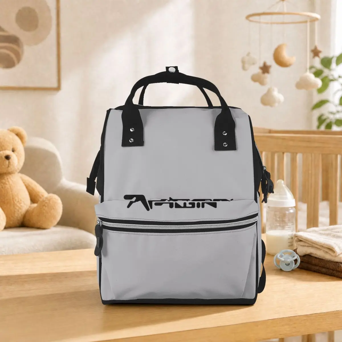 Aphex Twin Logo British Electronic Music Artist Student Backpack School Bag Hiking Travel Daypack for Men Women Bookbag