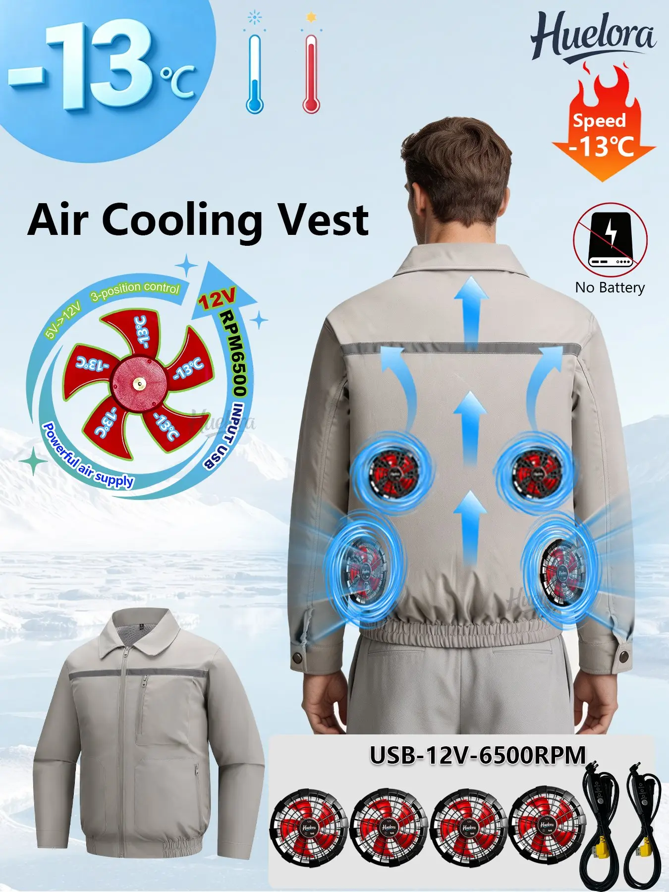 multi-color-collared-air-cooling-jacket-men-long-sleeve-dual-fans-usb-construction-work-coat-camo-solid-cooling-jacket