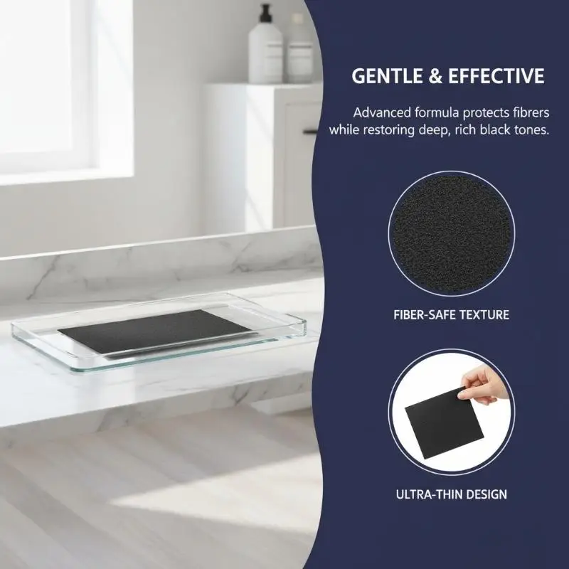 5-30pcs Clothing Brightening Sheets Laundry Black Color Enhancer Sheets For Dark & Black Fabrics Laundry Paper Prevents Fading