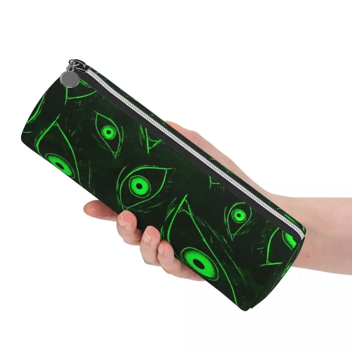 Abstract Eye Horror Art Sketch Pencil Case Pencil Pouch Cylinder Pen Box Pencil Bag for Kids Stationery Supplies