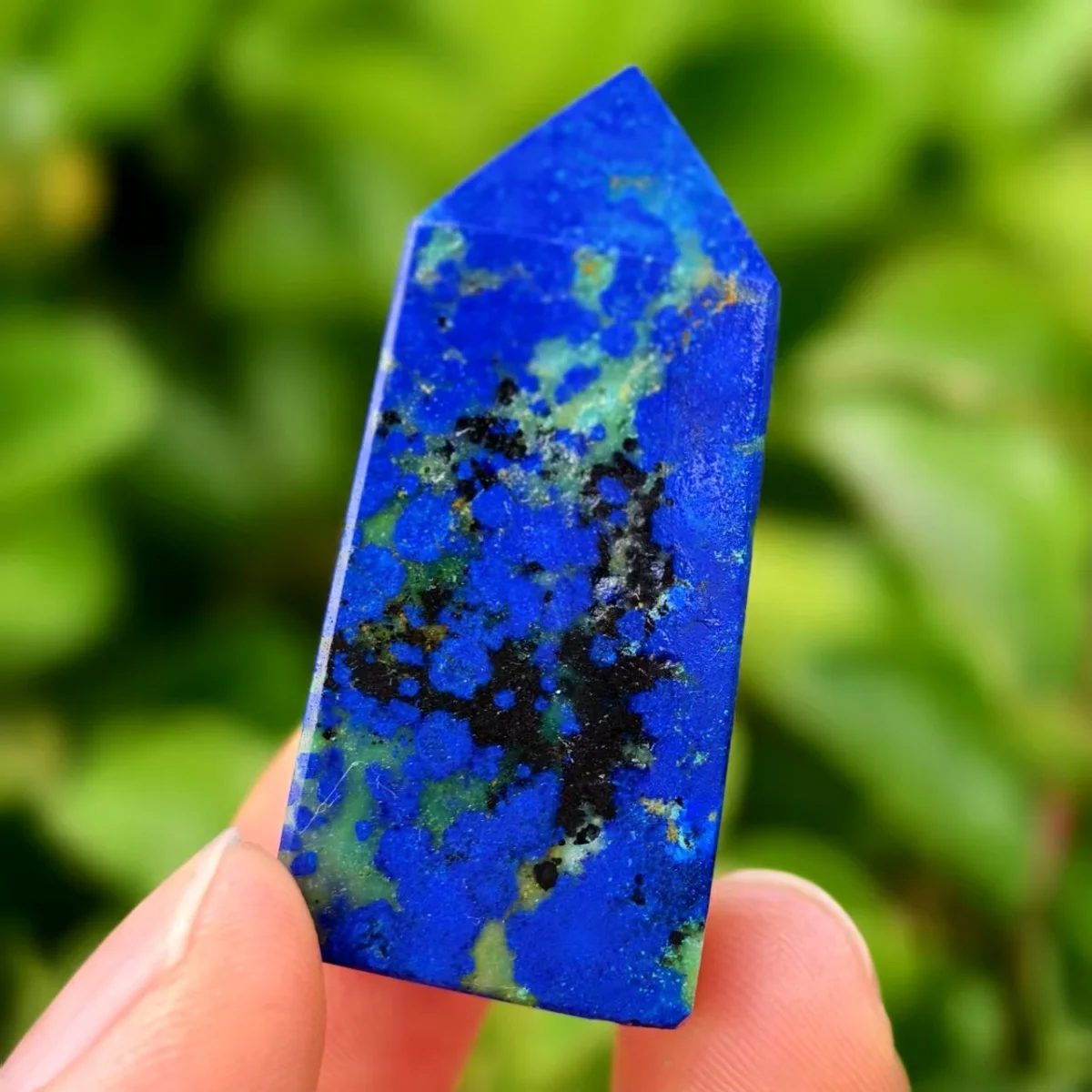 Natural Formed!Azurite Obelisk, Quartz Crystal Blue Mineral Ore Pillar, Mineral, Reiki, Healing