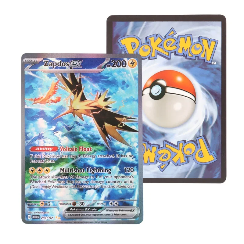 60-100Pcs English Version Pokémon card Scarlet & Violet Obsidian Flames Titanium crystal Charizard Pokemon EX Cards