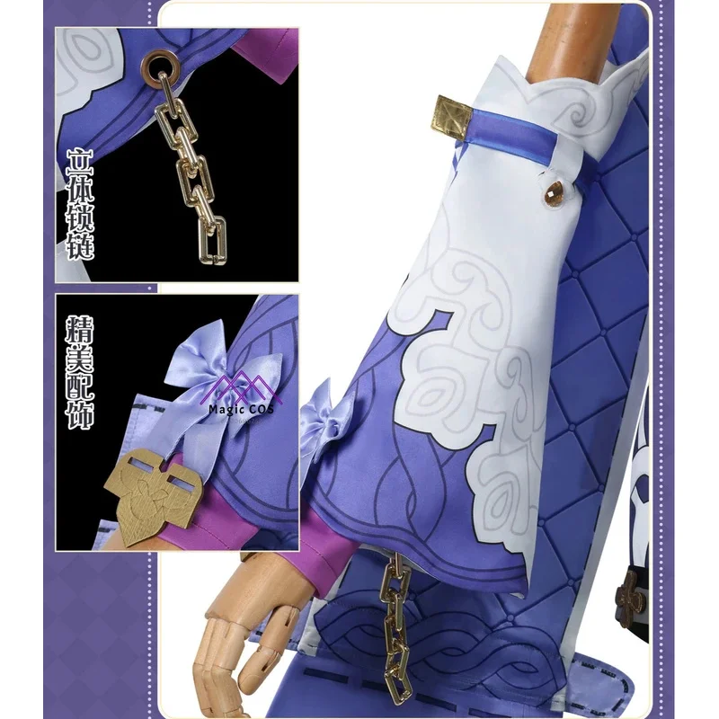 Honkai Impact 3 Theresa Apocalypse Nova Chegada Acessórios de Fantasia Cosplay Headwear Meias Peruca Anime Uniforme para Comic Con