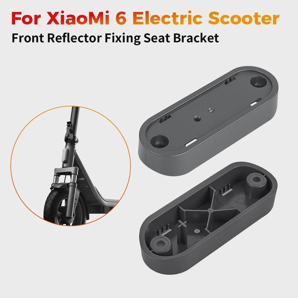 Electric Scooter Accessory Black Scooter Reflector Mount Vibration Resistance Design Precision Hole Positioning