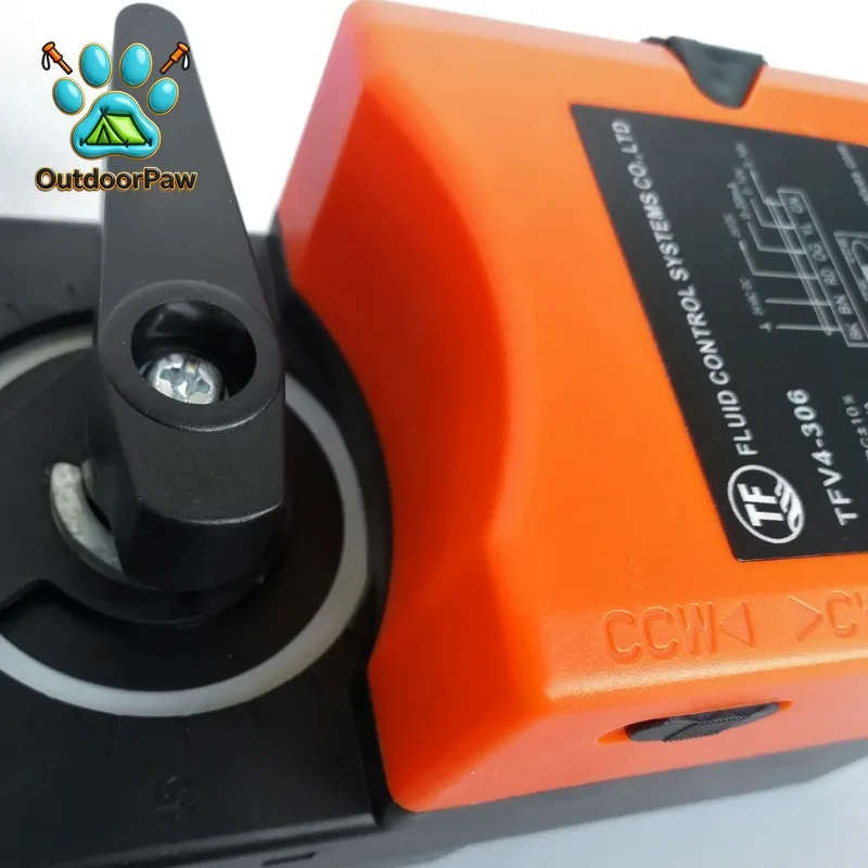 1'' Mixing Valve Three Way T Type Proprotion Valve A-C/DC24V 0-10V Modulating Valve for Flow Regulation or On/o-ff Control
