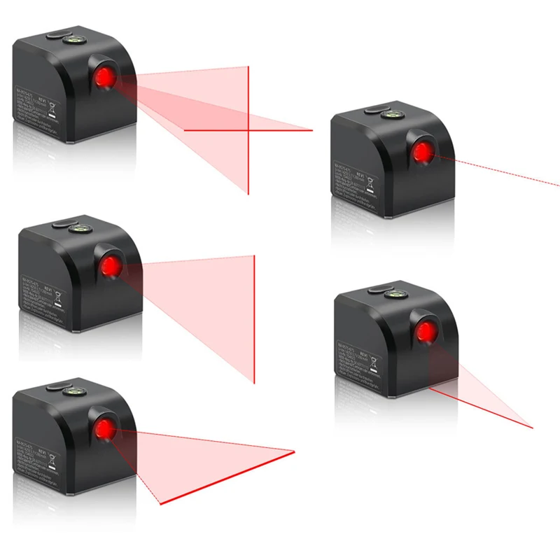 Ricarica USB Mini livello Laser rosso/luce verde posizionatore a infrarossi a croce Laser portatile strumento di misurazione verticale orizzontale